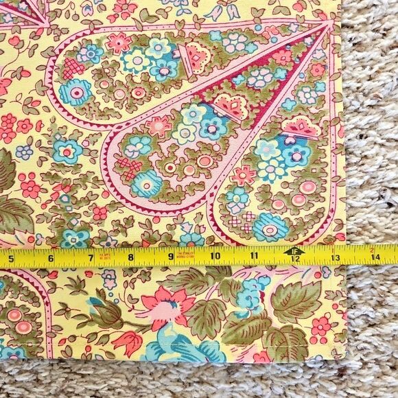 April Cornell Table Runner Cotton Spring Floral Pink Romantic Boho Garden Party - Picture 10 of 11